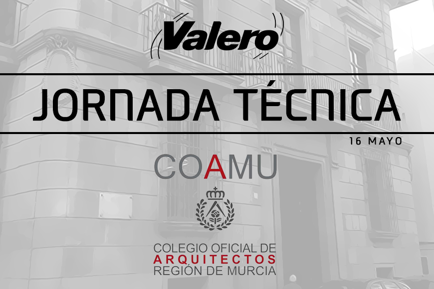 Próximo seminario impartido por Valero en el Colegio Oficial de Arquitectos de la Región de Murcia